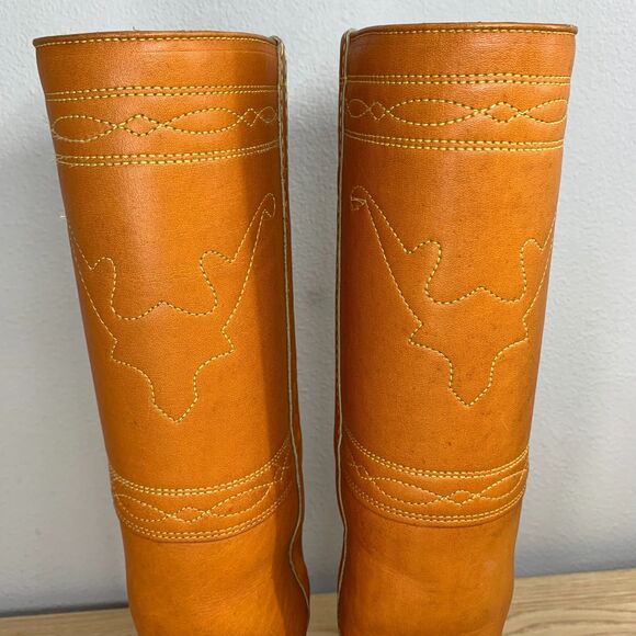 Vintage Stitched Campus Boots 8.5 not Frye but look just like them! - Picture 3 of 16